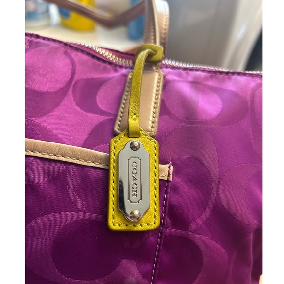 Coach legacy weekend east west zip Tote Bag purse - Picture 5 of 16